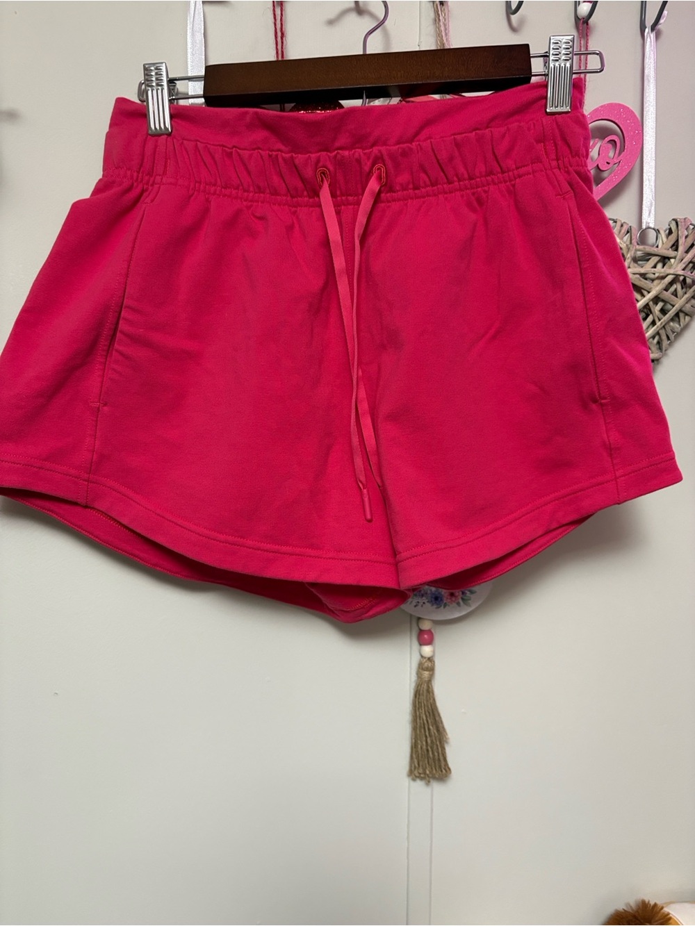 lululemon athletica Hot Pink Drawstring Athletic Shorts